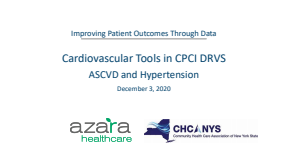 Cardiovascular Tools in CPCI DRVS ASCVD and Hypertension