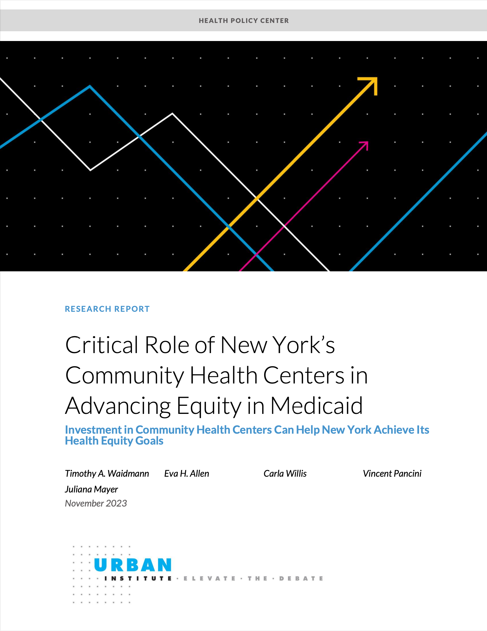 Critical Role of New York's Community Health Centers in Advancing Equity in Medicaid