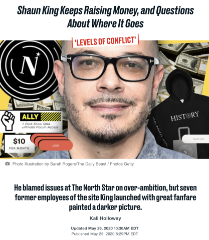 Shaun King Keeps Raising Money, and Questions About Where It Goes