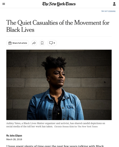 The Quiet Casualties of the Movement for Black Lives